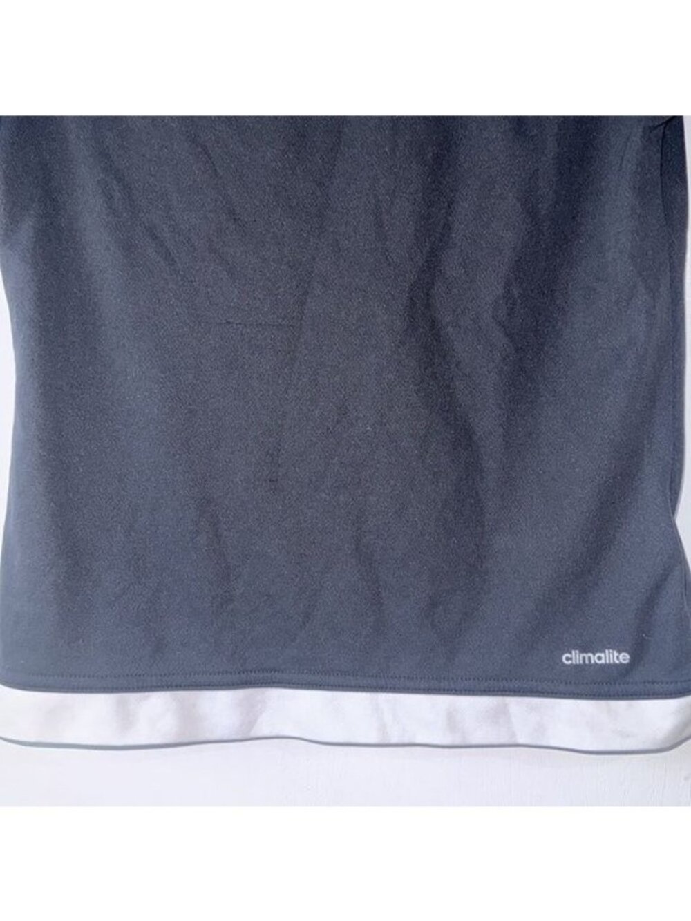Adidas Sport Crop Short Sleeve Shirt Black Size 11/12Y - Picture 4 of 6